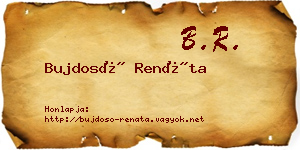 Bujdosó Renáta névjegykártya